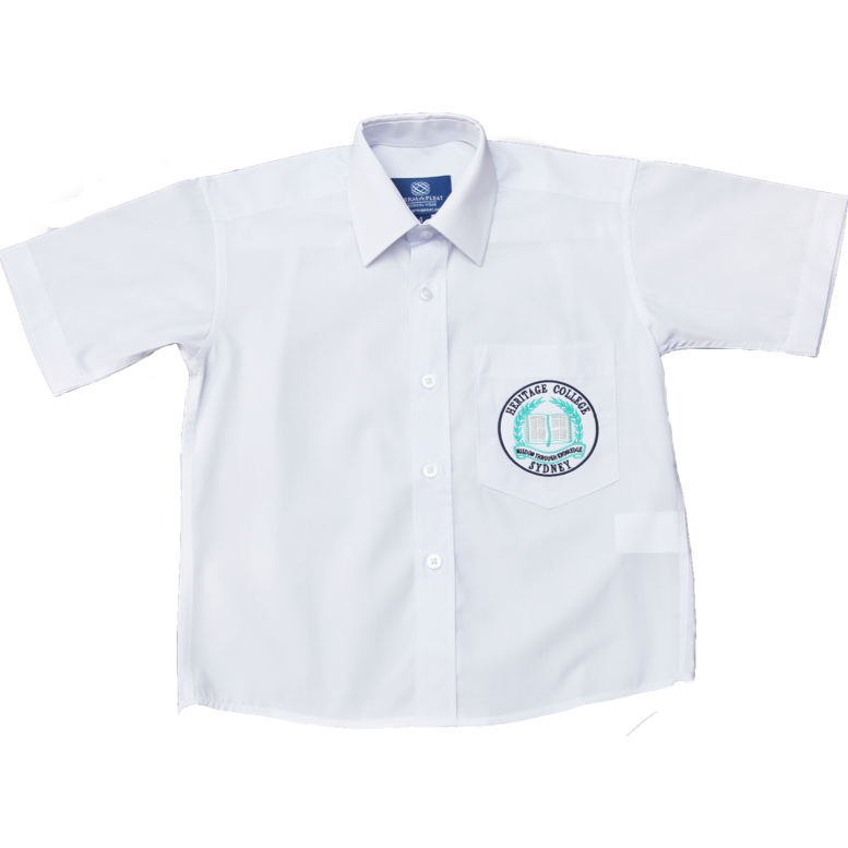 2ND HAND PRIMARY/SECONDARY BOYS - White Short Sleeve Shirt